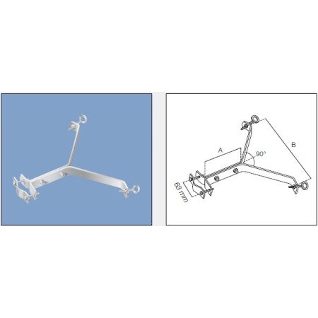 Acquista Zanca da camino rinforzata per installazione pali con filo...
