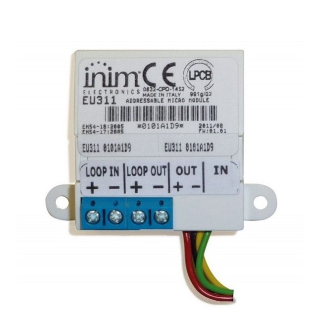 Micro modulo 1 ingresso e 1 uscita alimentata da loop