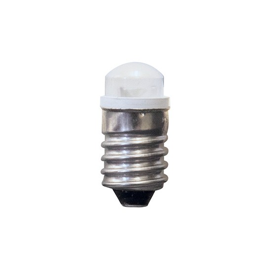 Lampada LED E10 10x21 230V 0,7W bianco