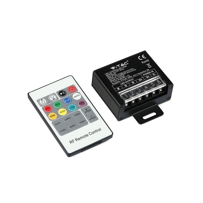 Controller a 3 canali per Strip LED RGB Dimmerabile con Telecomando 25 Tasti