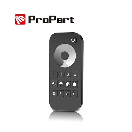 Telecomando RF 1 Canale - 4 Zone, 4 Scene, Touch Wheel, RF2.4G