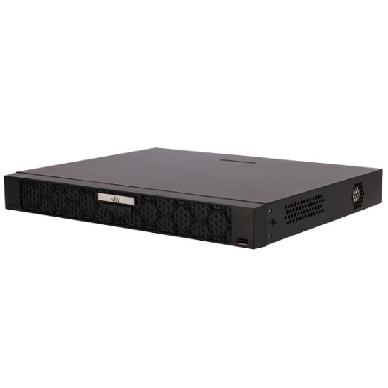 NVR IP 16 canali PoE - 16MPx, Uniview LAN max 320Mbps, 2xHDD, gamma prime_UV-NVR502-16B-P16-IQ