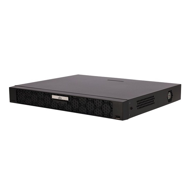 NVR IP 16 canali PoE - 16MPx, Uniview LAN max 320Mbps, 2xHDD, gamma prime_UV-NVR502-16B-P16-IQ