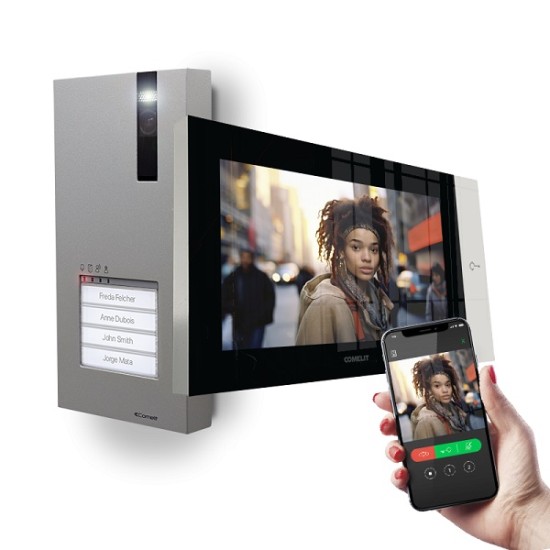 Kit videocitofonico IP QUADRA e 7TOP VIP