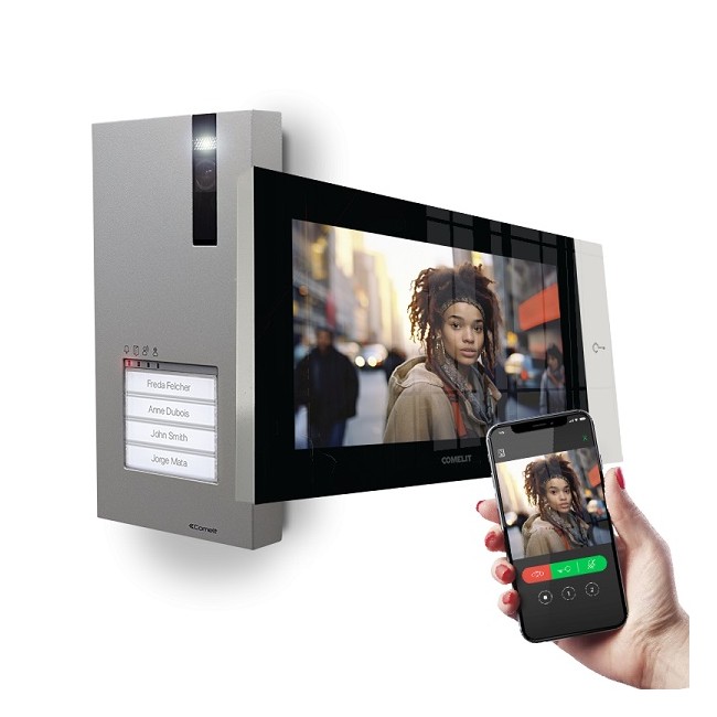 Kit videocitofonico IP QUADRA e 7TOP VIP