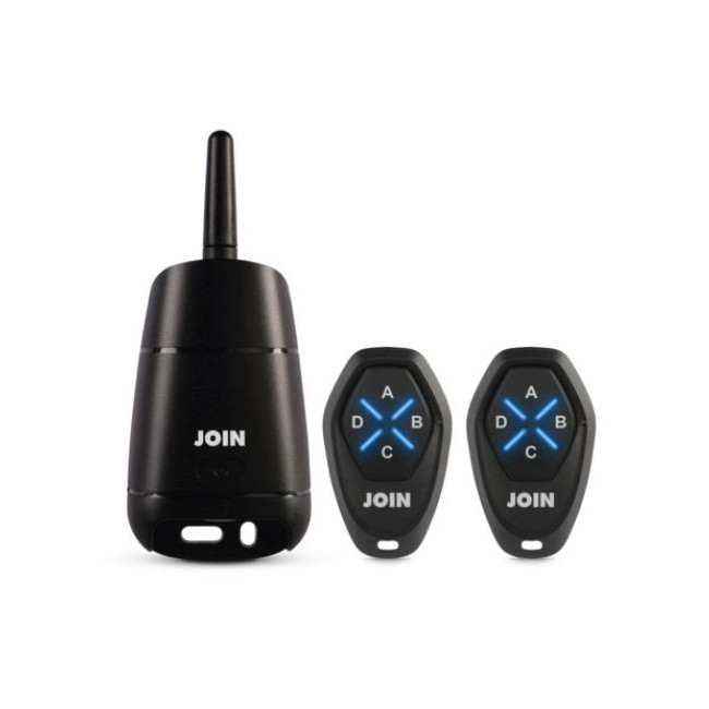 Kit ricevitore da esterno autoapprendente inclusi due radiocomandi - Due canali indipendenti