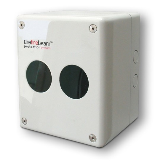 Rilevatore ottico lineare barriera a riflessione con portata 5-70m IP65 EN54-12 autoallineante bluetooth