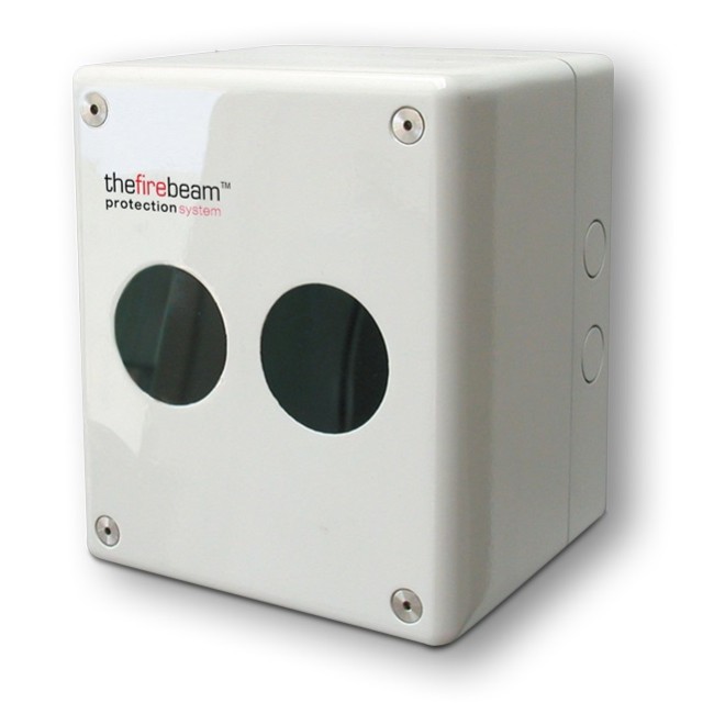 Rilevatore ottico lineare barriera a riflessione con portata 5-70m IP65 EN54-12 autoallineante bluetooth