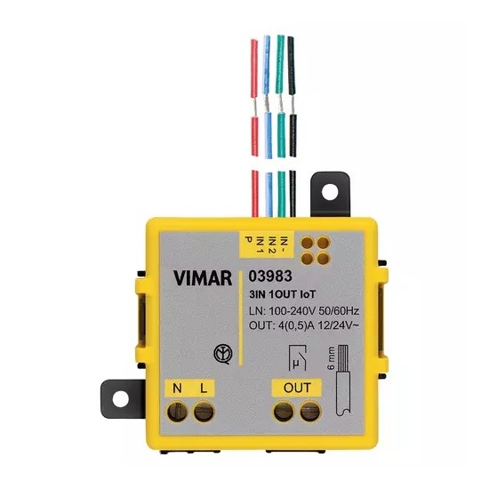 Modulo 3in 1out connesso IoT