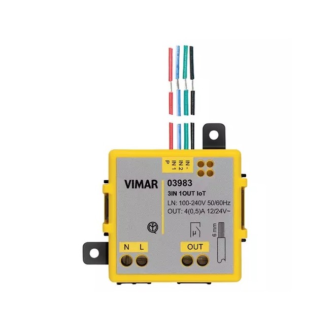 Modulo 3in 1out connesso IoT