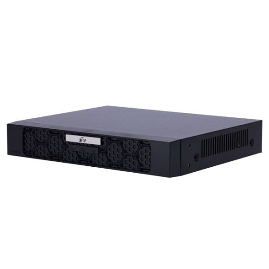 NVR IP 8 canali PoE - 16MPx, Uniview  LAN max 80Mbps, 1xHDD, gamma prime_UV-NVR501-08B-P8-IQ