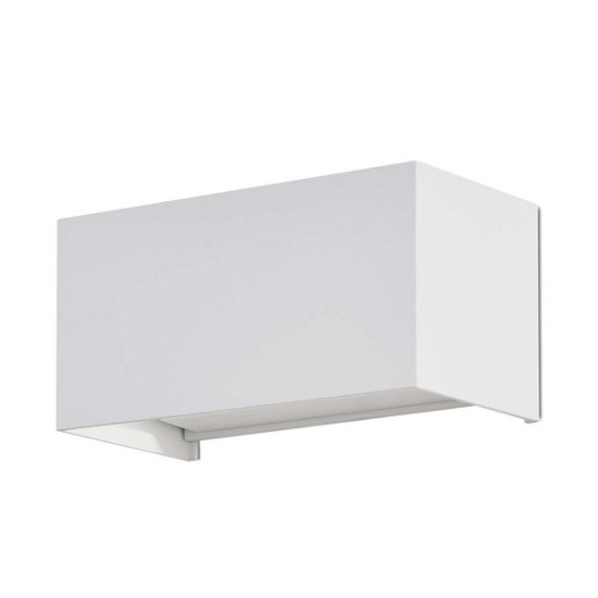 Lampada LED Da Muro Rettangolare 24W 110LM/W con Doppio Fascio Luminoso Regolabile Colore Bianco 4000K IP65