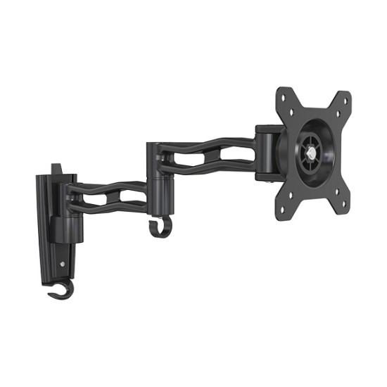 Supporto TV 10''-27'' a tre snodi, NERO, Mod. STV-IR-1027-3 - VESA 75/100