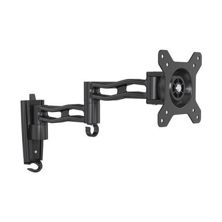 Supporto TV 10''-27'' a tre snodi, NERO, Mod. STV-IR-1027-3 - VESA 75/100