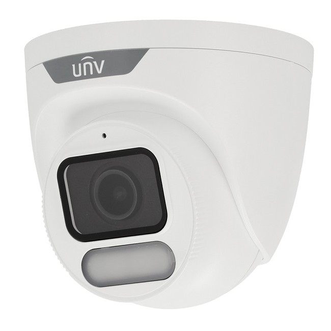 Telecamera TURRET WISE-ISP IP 4MP 4mm, con rilevamento del movimento e UMD, FullColor 12Vdc Poe_UV-IPC3624LE-ADF40K-WP