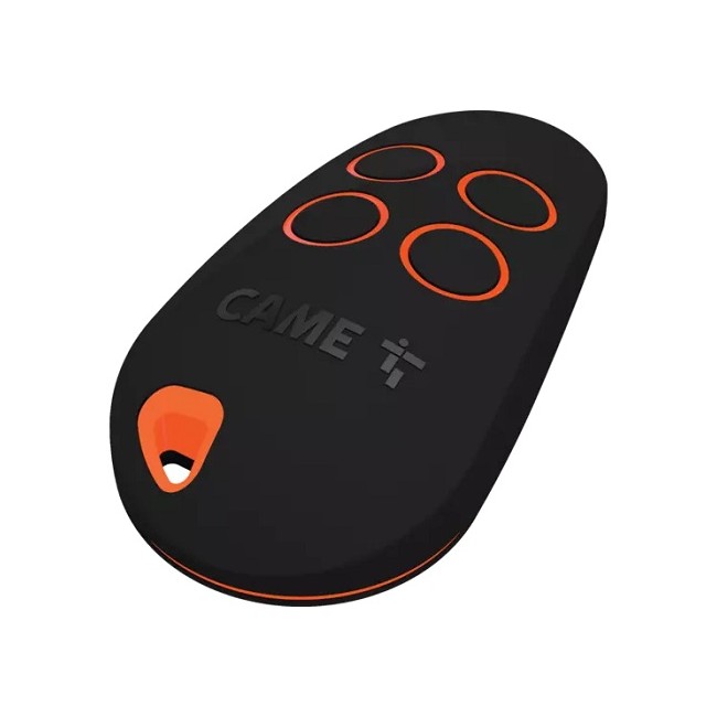 Radiocomando CAME codice fisso 4 tasti, doppia frequenza (Default 868,35 MHz) e funzione di autoapprendimento per radiocomandi 