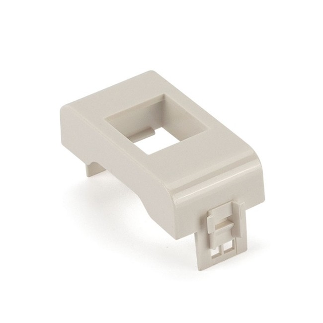 Adattatore GEWISS CHORUS bianco per frutto keystone presa di rete ethernet RJ45