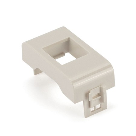 Adattatore GEWISS CHORUS bianco per frutto keystone presa di rete ethernet RJ45