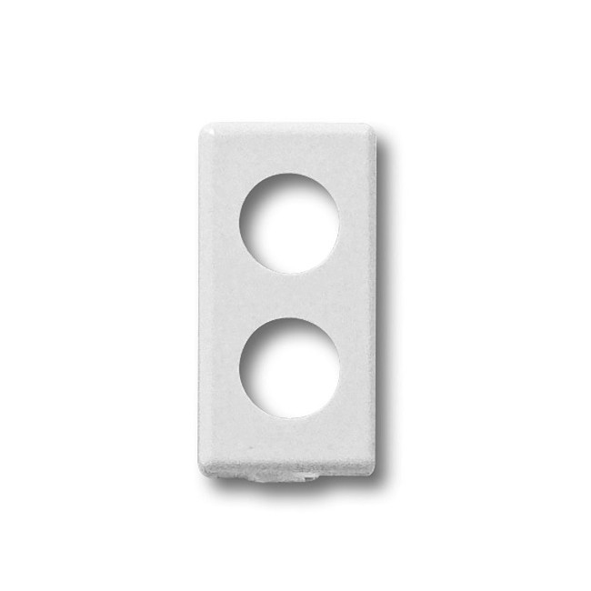 Adattatore per prese Tv Fracarro serie GEWISS SYSTEM 2 fori - Bianco