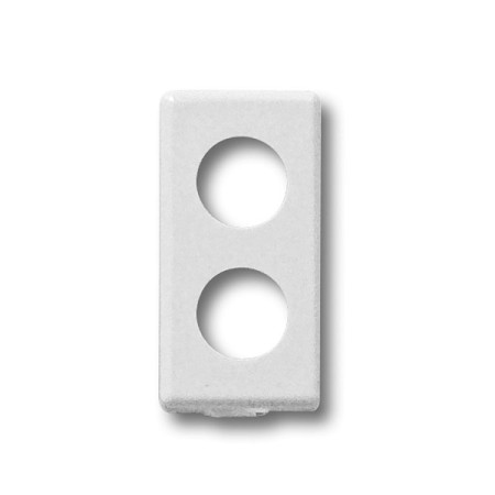 Adattatore per prese Tv Fracarro serie GEWISS SYSTEM 2 fori - Bianco