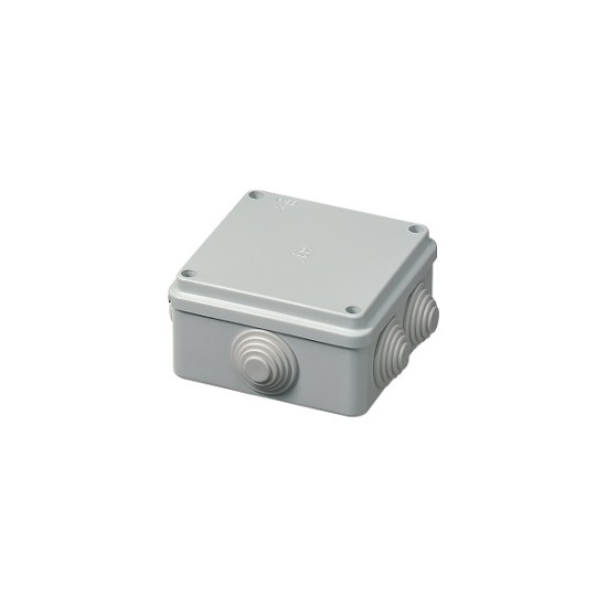 Cassetta di derivazione quadra con passacavi - IP55 - 100x100x50 mm