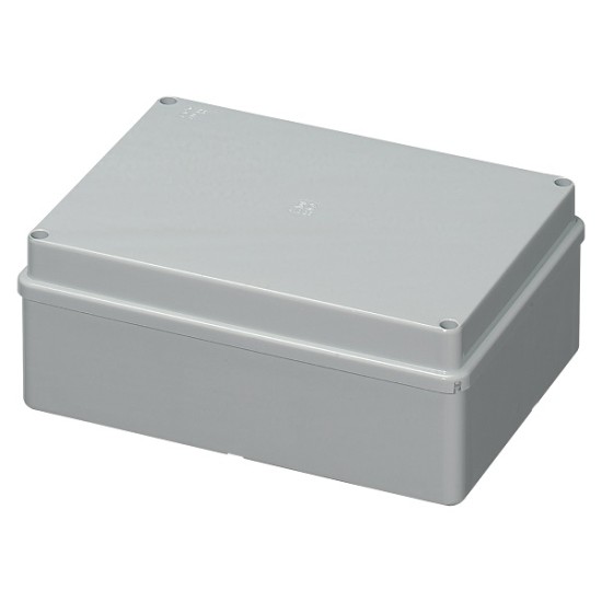 Cassetta di derivazione rettangolare con pareti lisce e coperchio basso - IP56 - 190x140x70 mm