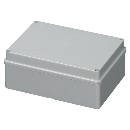 Cassetta di derivazione rettangolare con pareti lisce e coperchio basso - IP56 - 190x140x70 mm