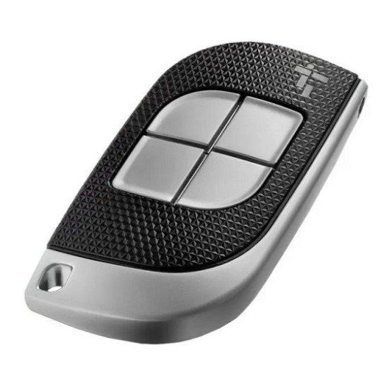 Trasmettitore quadricanale TTS44FKS con nuova codifica a codice fisso a 433,92 MHz e funzione di autoapprendimento per radiocom