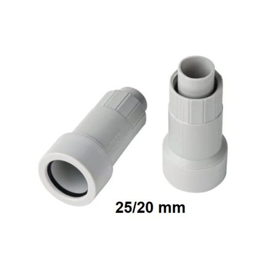 Raccordo stagno per tubo 25mm guaina 20mm IP65