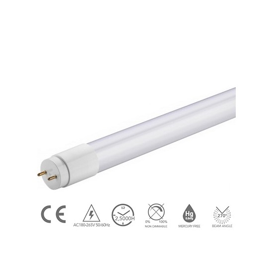 Tubo LED 28X906mm attacco T8 in Vetro - 14W 1200LM 6500K