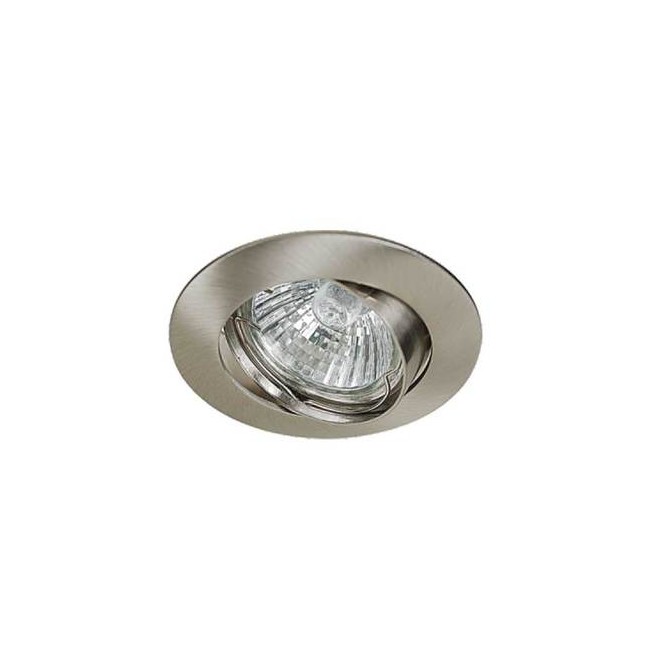 Acquista Ghiera basculante tonda cromata per lampada dicroica attac...