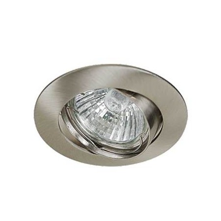 Acquista Ghiera basculante tonda cromata per lampada dicroica attac...