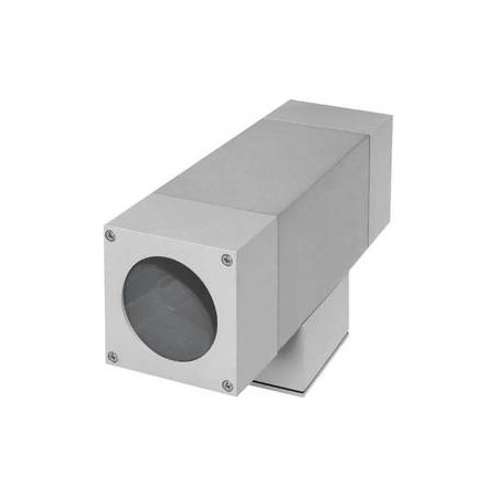 Applique esterno grigia doppio fascio 2XGU10 (non incluse) - FINO AD ESAURIMENTO SCORTE