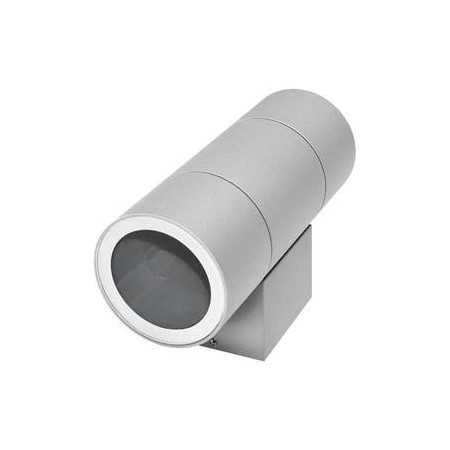 Applique esterno grigia doppio fascio rotondo 2XGU10 (non incluse) - FINO AD ESAURIMENTO SCORTE