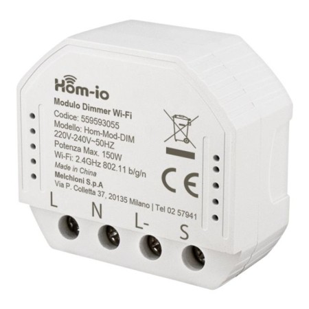 Dimmer da incasso 150W wifi hom-io domotica HOM-MOD-dim