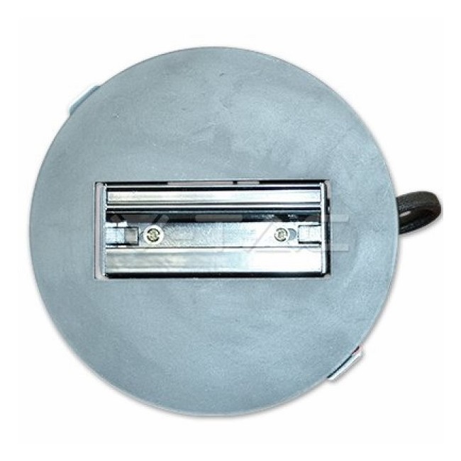 Supporto ad incasso per faretto da binario EUROTRACK - Foro incasso Ø130mm