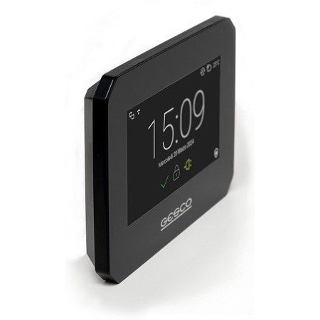 Tastiera GESCO bus touch screen 4,3” con lettore chiavi seriale e WiFi 2.4 GHz - NERA