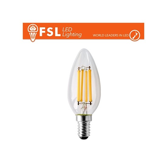 Lampada Filamento Goccia 4W 2200K E14