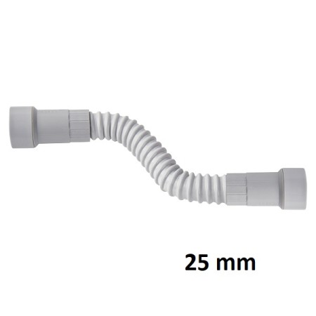 Raccordo curvo flessibile tubo-tubo diametro 25mm IP65