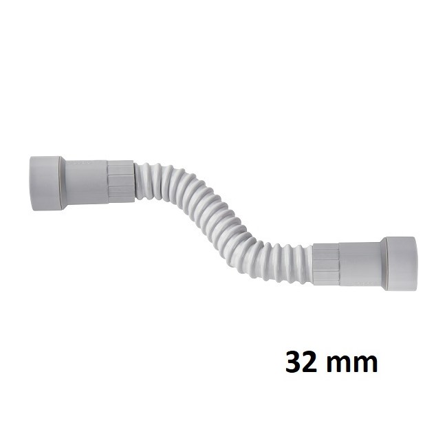 Raccordo curvo flessibile tubo-tubo diametro 32mm IP65
