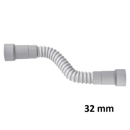 Raccordo curvo flessibile tubo-tubo diametro 32mm IP65