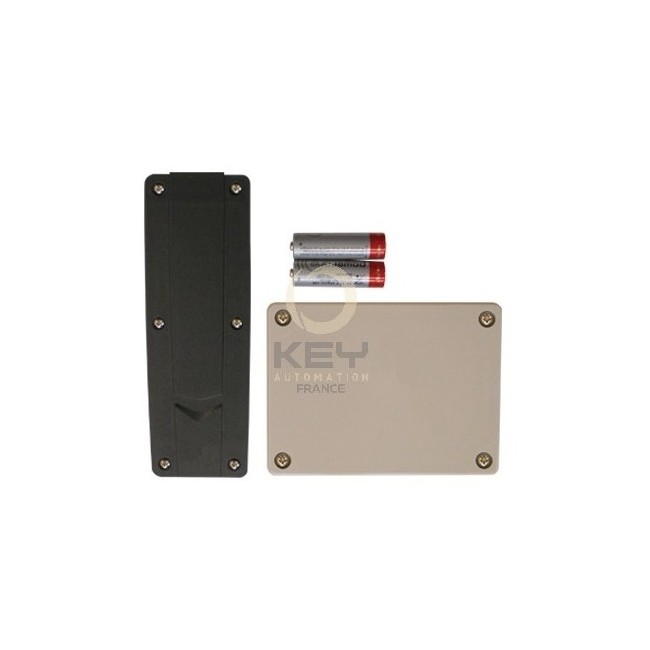 Kit trasmettitore e ricevitore con batterie per sicurezza automazione cancelli universale
