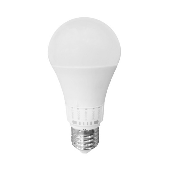 Lampadina a LED SMD A60 11W 1100Lm E27 5CCT selezionabile 2,7/3/4/5/6.5K