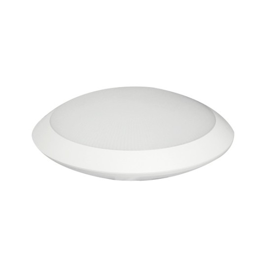 Plafoniera rotonda da parete/soffitto IP65 con attacco E27 (Lampadina non inclusa)