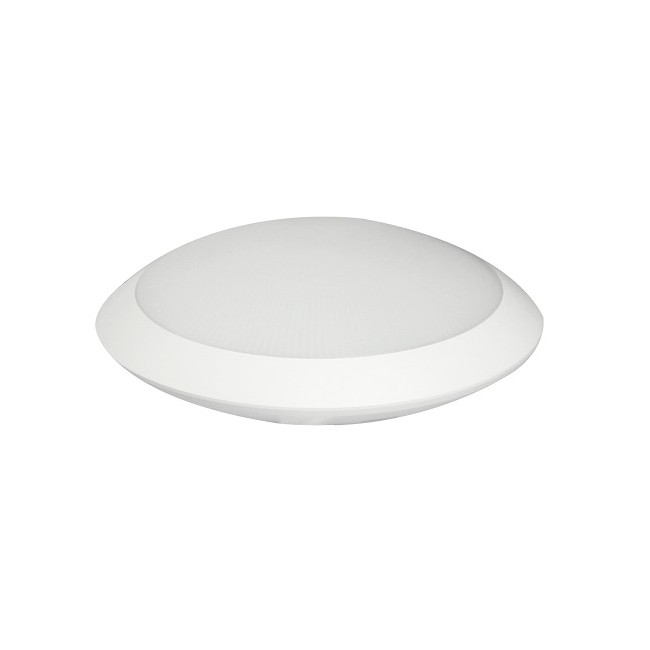 Plafoniera rotonda da parete/soffitto IP65 con attacco E27 (Lampadina non inclusa)