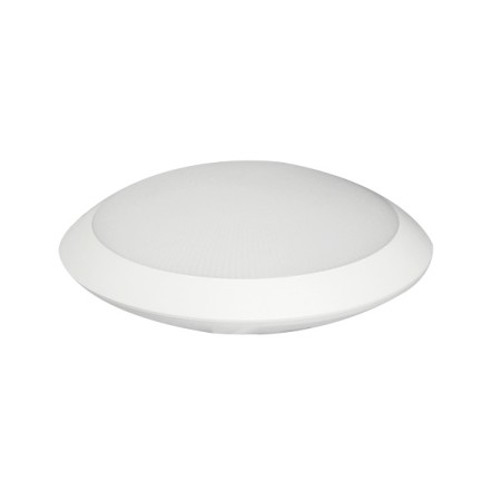 Plafoniera rotonda da parete/soffitto IP65 con attacco E27 (Lampadina non inclusa)