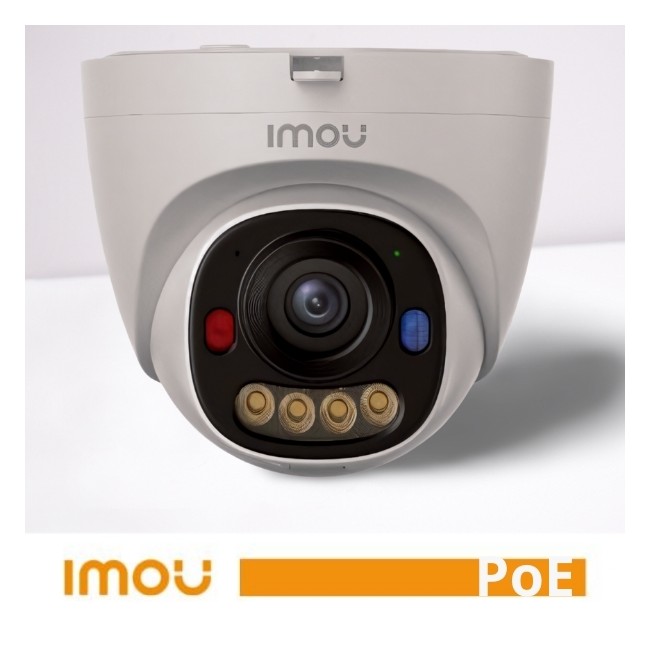 Telecamera DOME IP 5MP 2,8mm, con rilevamento  IMOU SENSE e Smart Color Night Vision, 12Vdc_Poe