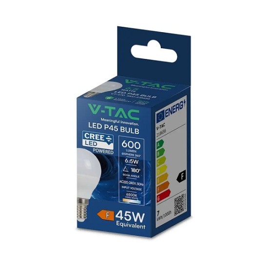 Lamapadina LED Chip CREE E14 6.5W P45 3000K