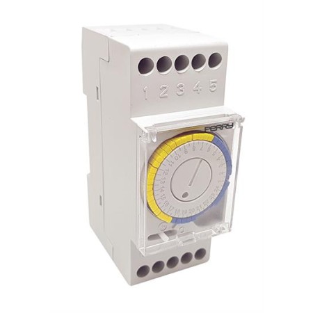 Acquista Interruttore orario giornaliero a cavalieri con riserva di...