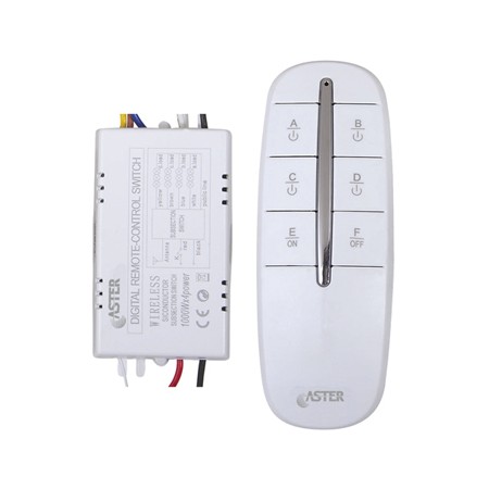 Acquista Kit controller Radiofrequenza 4 vie ricevitore e telecoman...